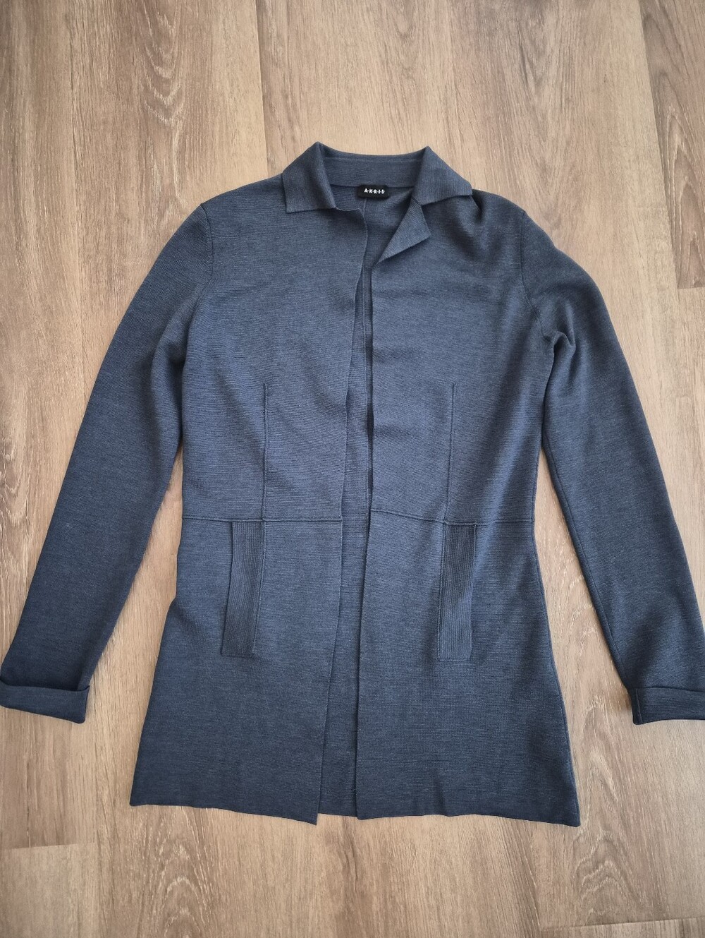 Akris Punto Silk Knit Blue Jacket Blazer